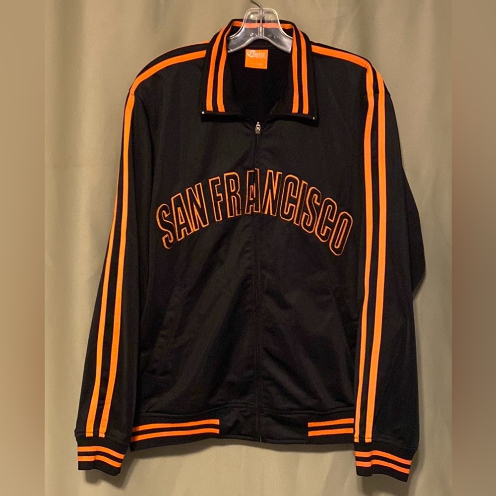 San Francisco  Choice Sports Wear Sports Performance Jacket Black Orange Men’s L